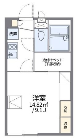 レオパレスサカサガワ　３４７７９の物件間取画像